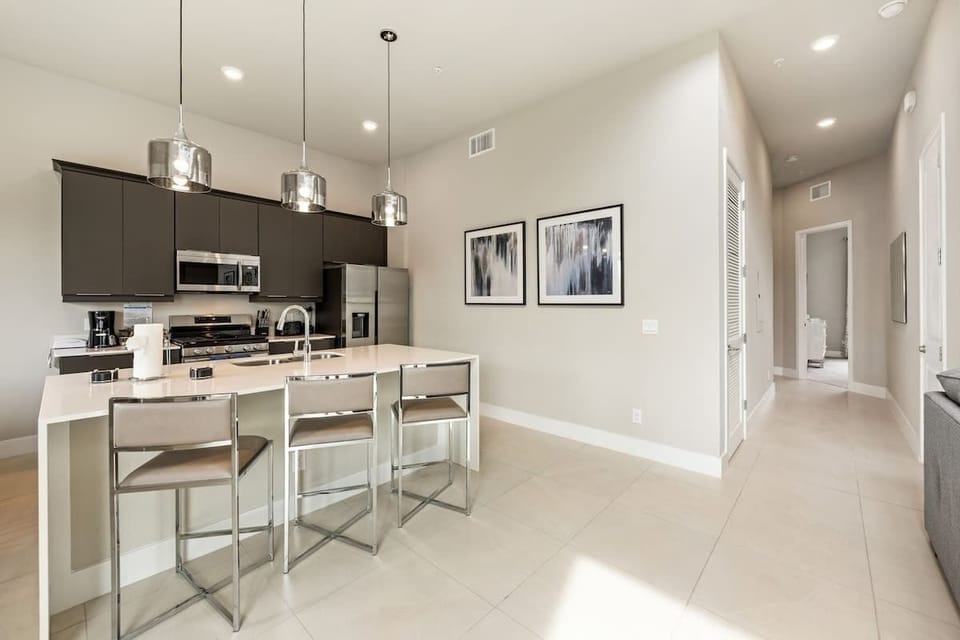 Pull up a seat and let the kitchen become the heart of those relaxed vacation mornings.