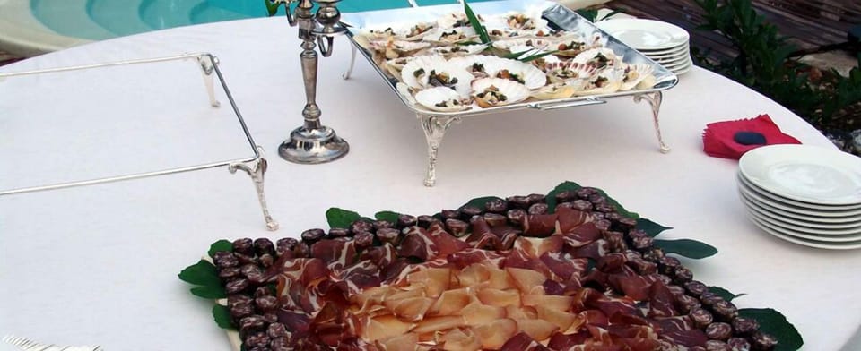Dinner served, local cuisine