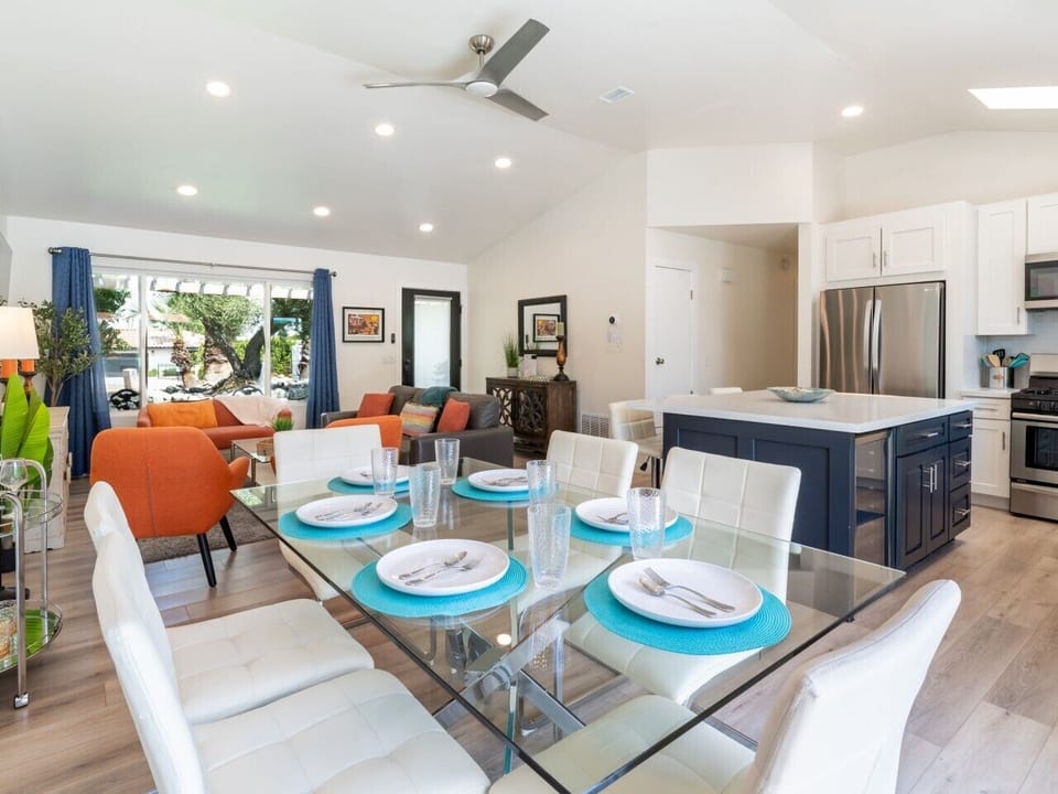 Beautiful open floor plan inside.