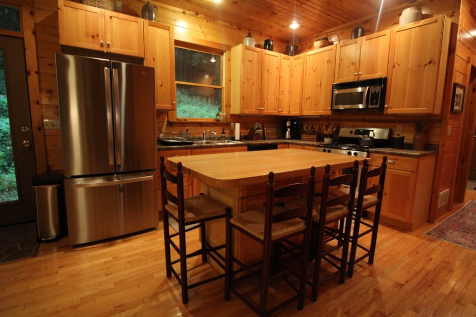 Fully stocked kitchen