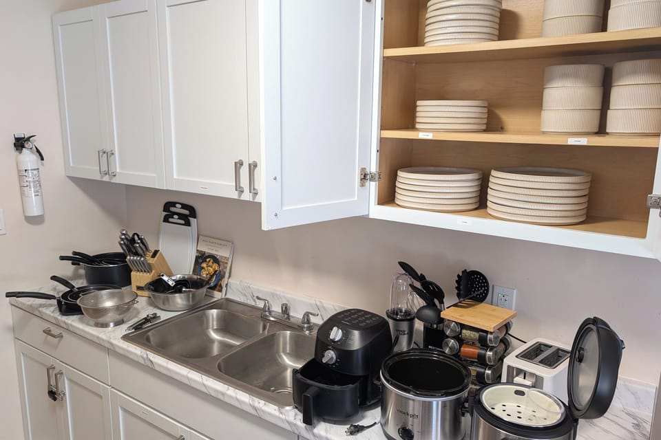 Is there a piece of equipment you don't see? DM us and we can check for you or possibly order it for your stay!
