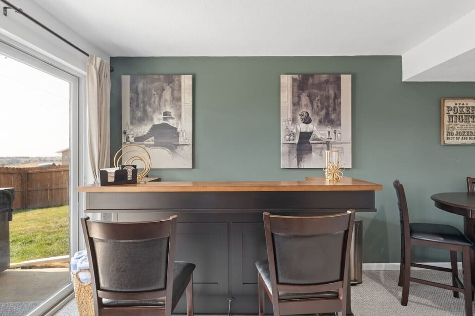 The Ultimate Hangout Spot. Pull up a stool, pour a drink, and enjoy poker, board games, or conversation in this inviting entertainment space.