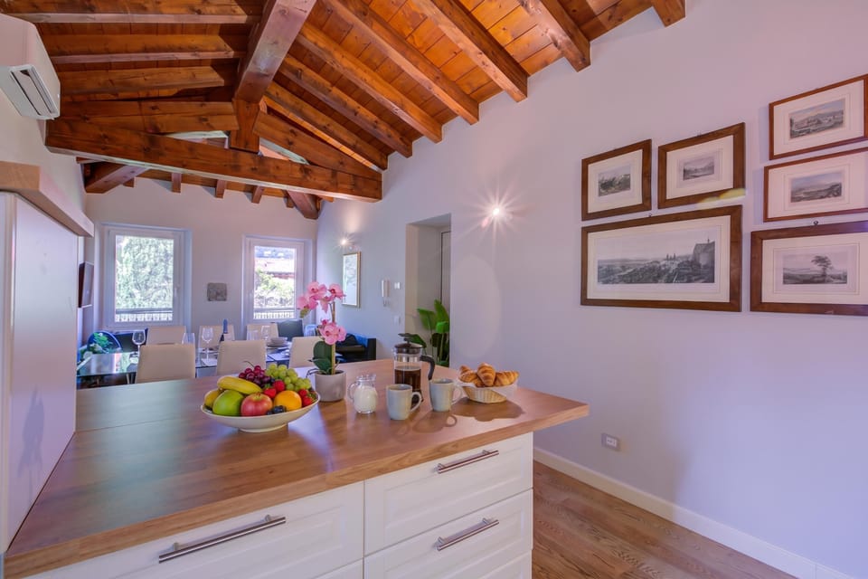 Kitchen and dining area