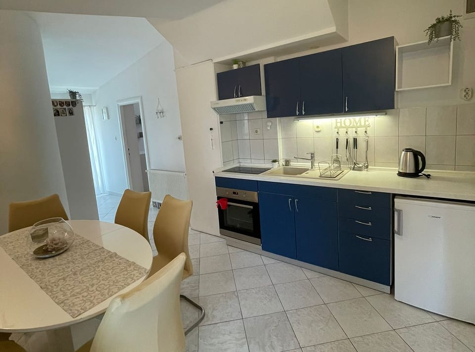 Apartment (Delux A4) | Private kitchen | Fridge
