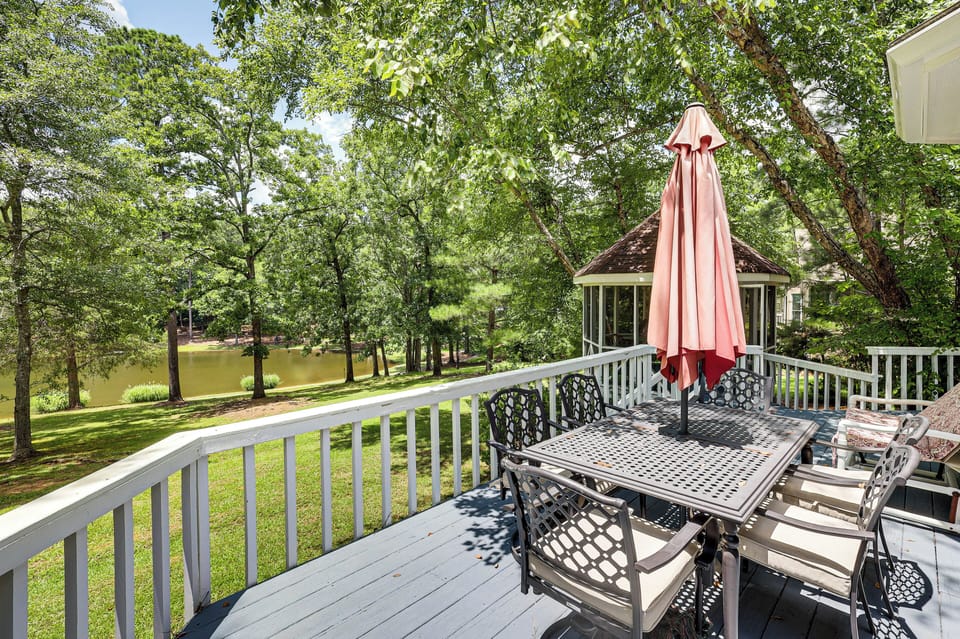 Deck | Dining Area | Water Views