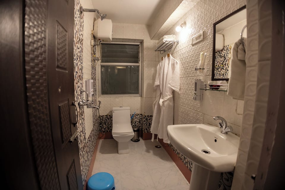 Premium Double Room, Mountain View | Bathroom | Shower, slippers, towels, soap