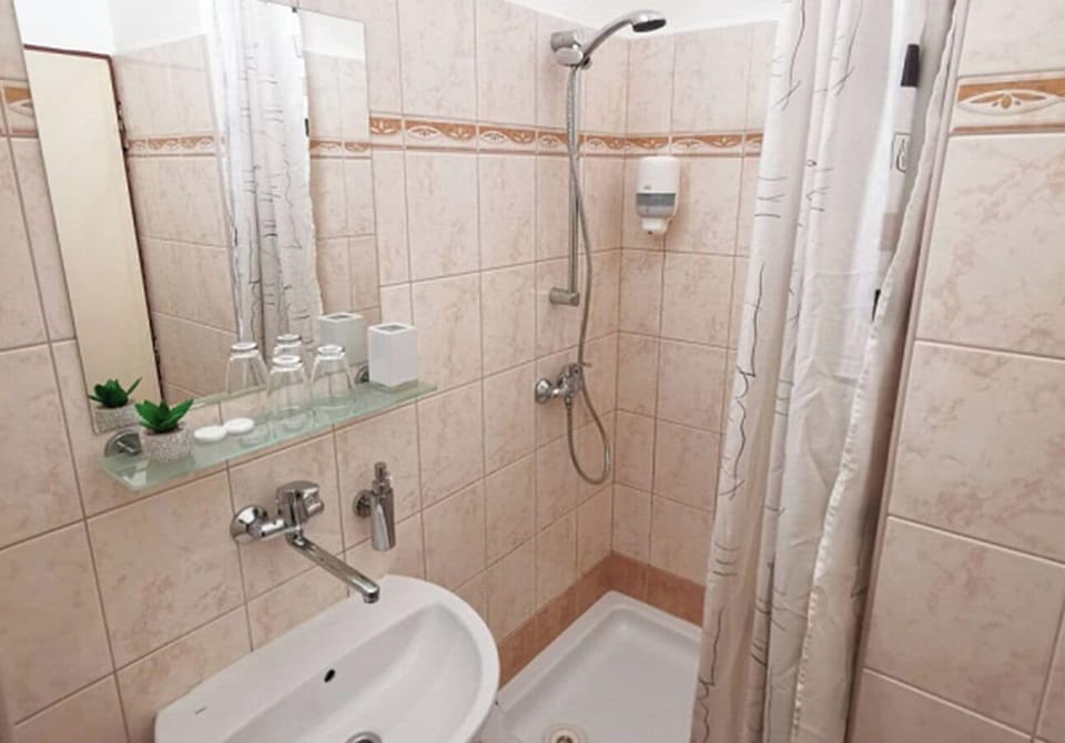 Double or Twin Room | Bathroom | Shower, towels, soap, shampoo