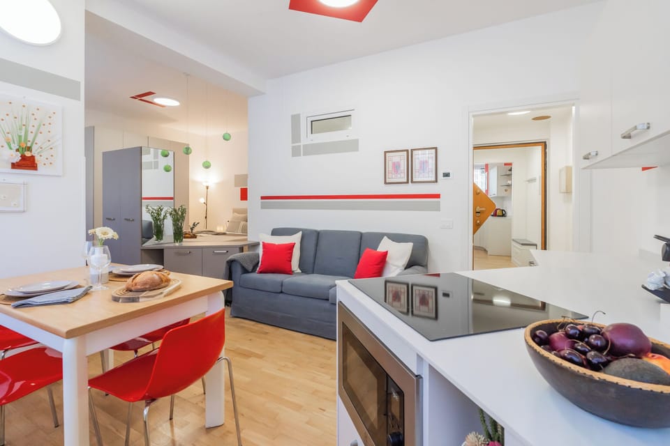 Apartment (1 Bedroom) | Private kitchen | Espresso maker, stovetop, dishwasher, electric kettle