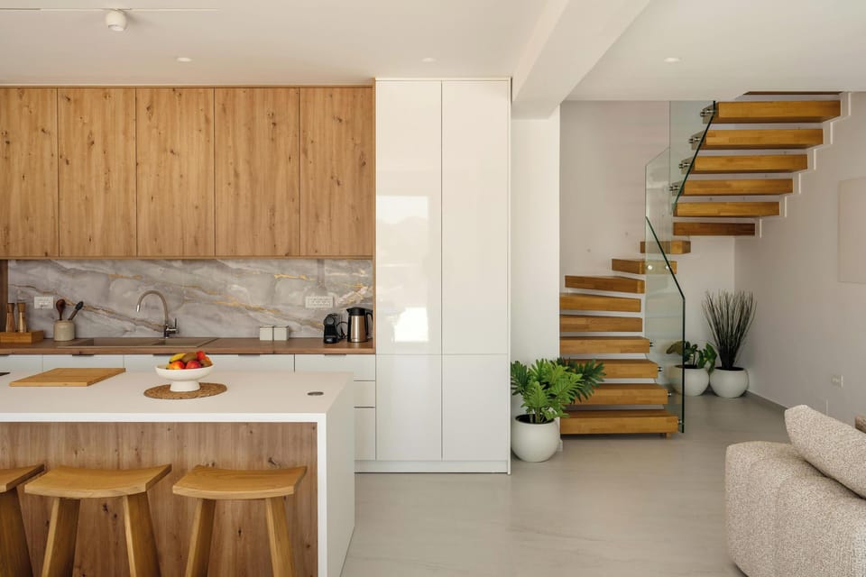 Villa, Mountain View | Private kitchen | Espresso maker, coffee/tea maker, full-size fridge, microwave