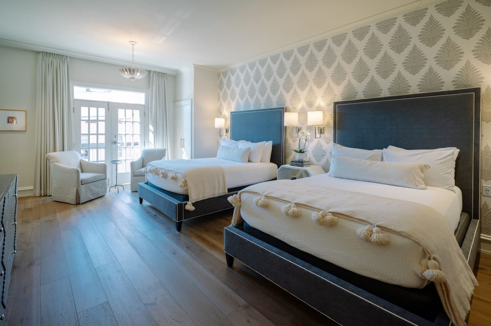 Premier Double Queen | Frette Italian sheets, premium bedding, down comforters, in-room safe