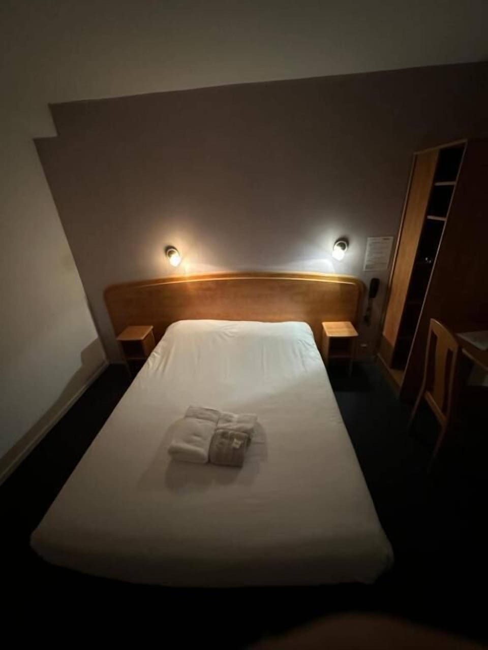 Basic Double Room | Desk, blackout drapes, iron/ironing board (on request), WiFi (free)