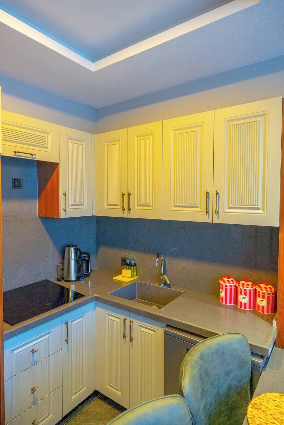 Deluxe Villa | Private kitchen | Mini-fridge