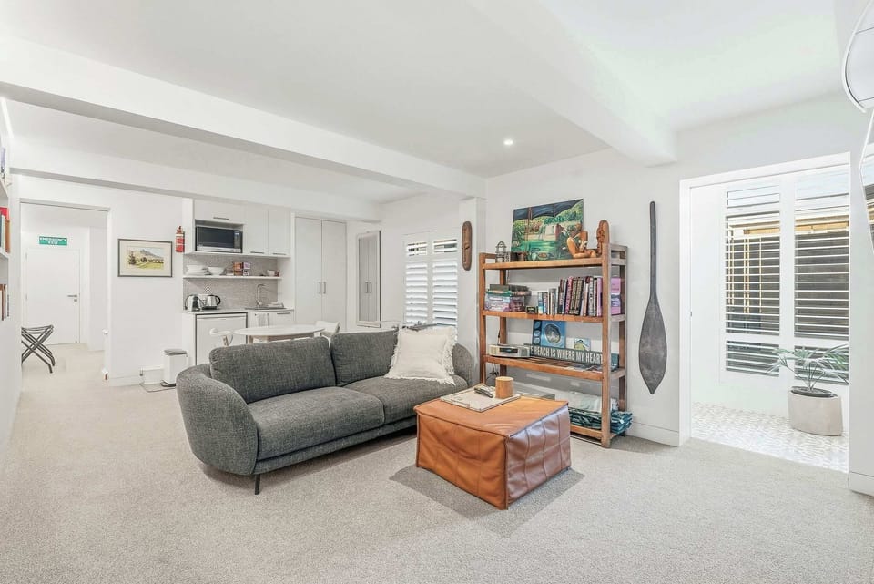 Downstairs private living area