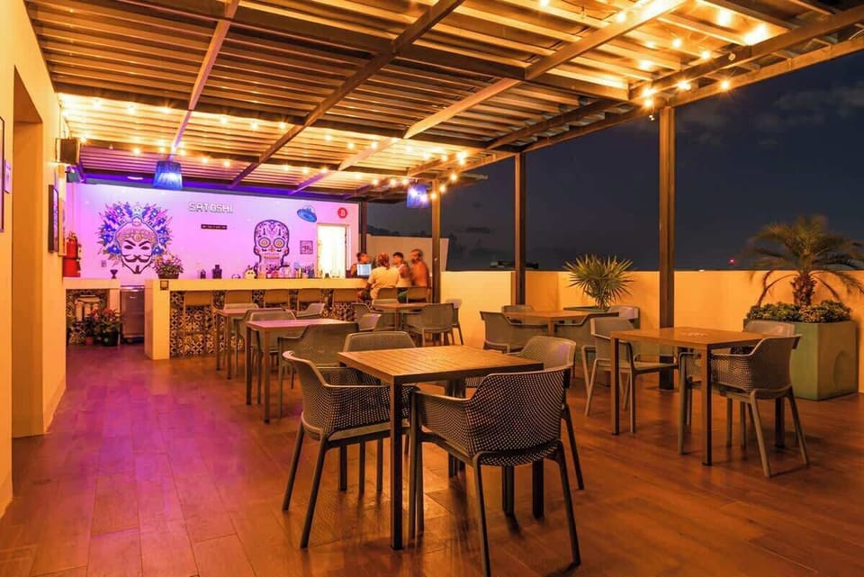 Relax at the rooftop bar and experience unforgettable sunsets with the best view.