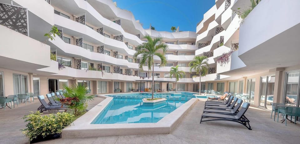 Enjoy fun-filled days of relaxation in our ground floor family pool.