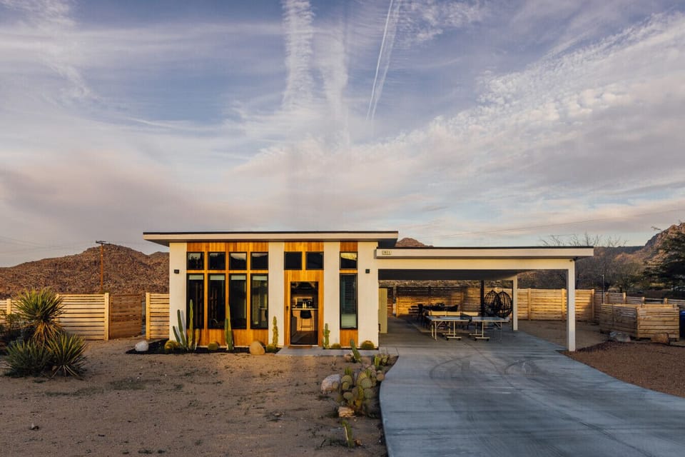 Architectural desert escape with style to spare.