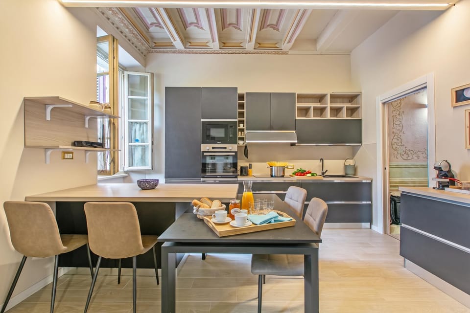 Kitchen and dining area