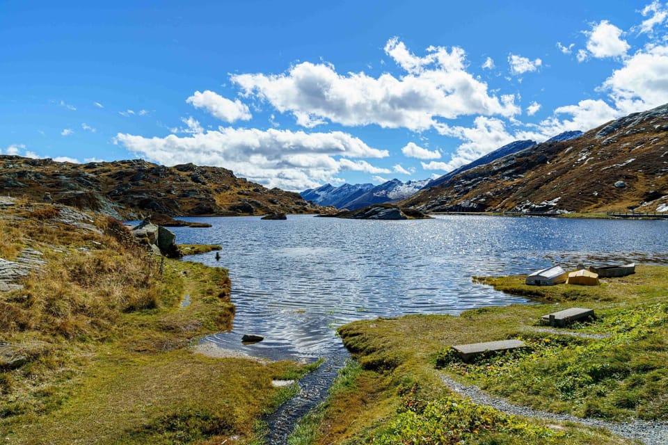 The Lake Moesola, on San Bernardino pass