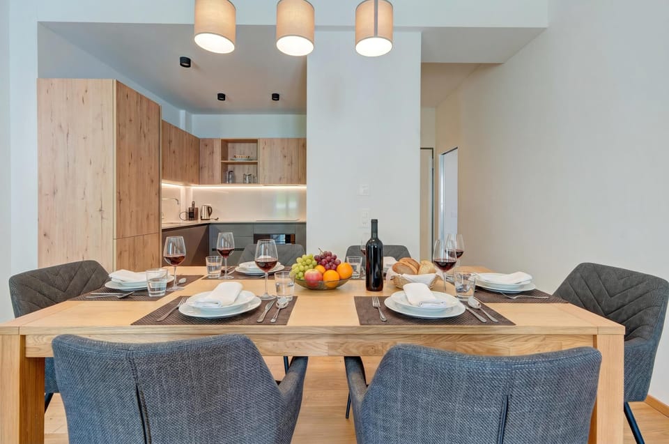Kitchen and dining area
