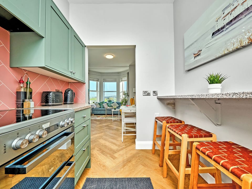 Kitchen | No.3 Dunluce Park Apartments - Portrush By The Sea, Portrush