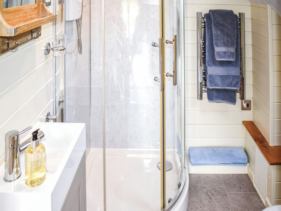 Shower room | Kingfisher - Otter Pods Glamping Park, Sidmouth