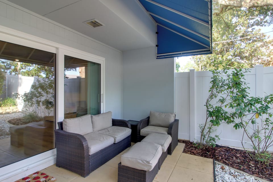 Private Covered Patio