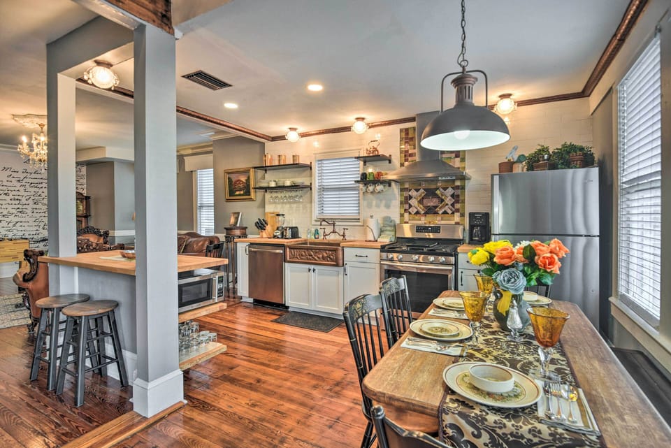 Lower Level | Dining Table | Dishware Provided