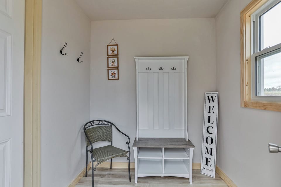 Welcoming entrance with easy access and a secure, private feel.
