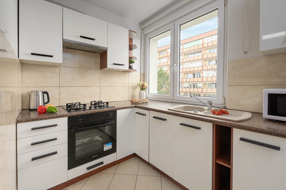 Comfort Apartment, Balcony, City View | Private kitchen | Coffee/tea maker, electric kettle, highchair, griddle