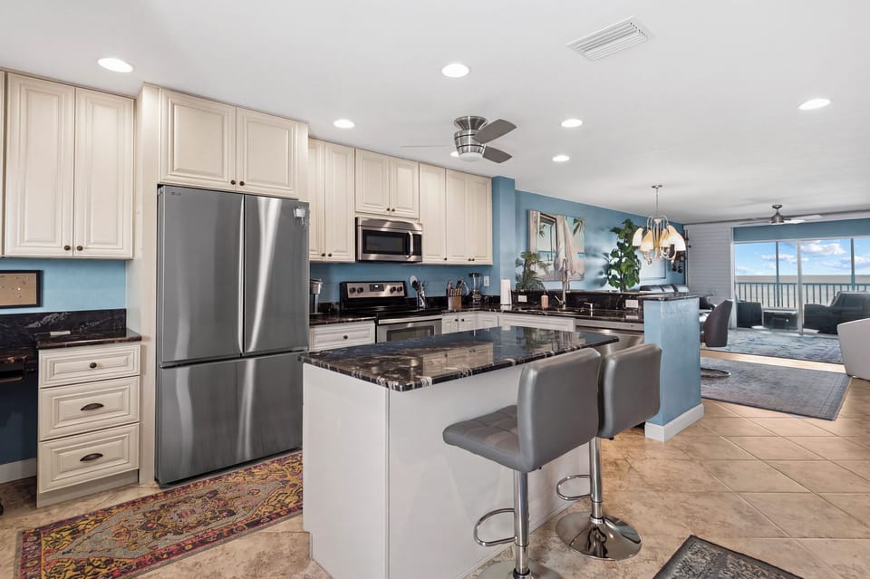 Full Kitchen w/Ocean View