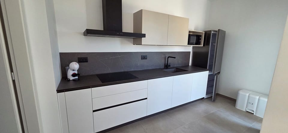 Flooring, Countertop, Interior Design, Cabinetry, Floor, Kitchen, Wood, Furniture, Room, Home