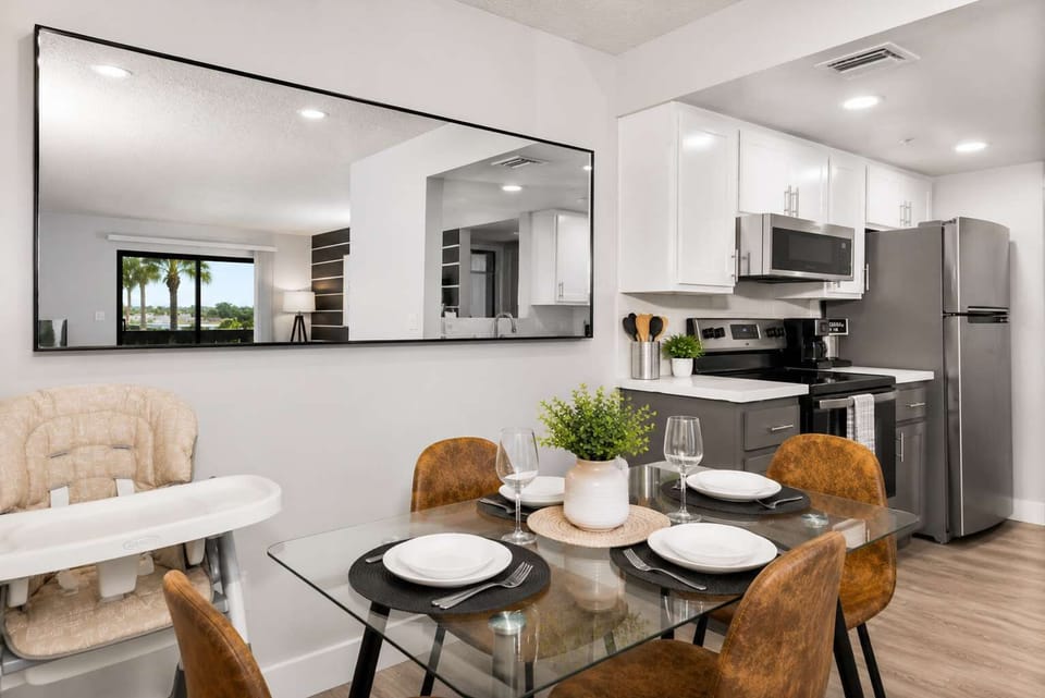 Enjoy meals together in this inviting dining space.