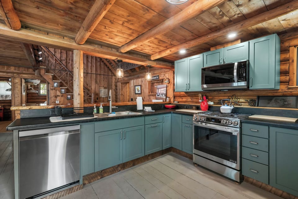 Fully stocked kitchen