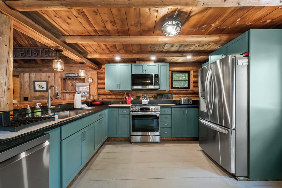 Fully stocked kitchen