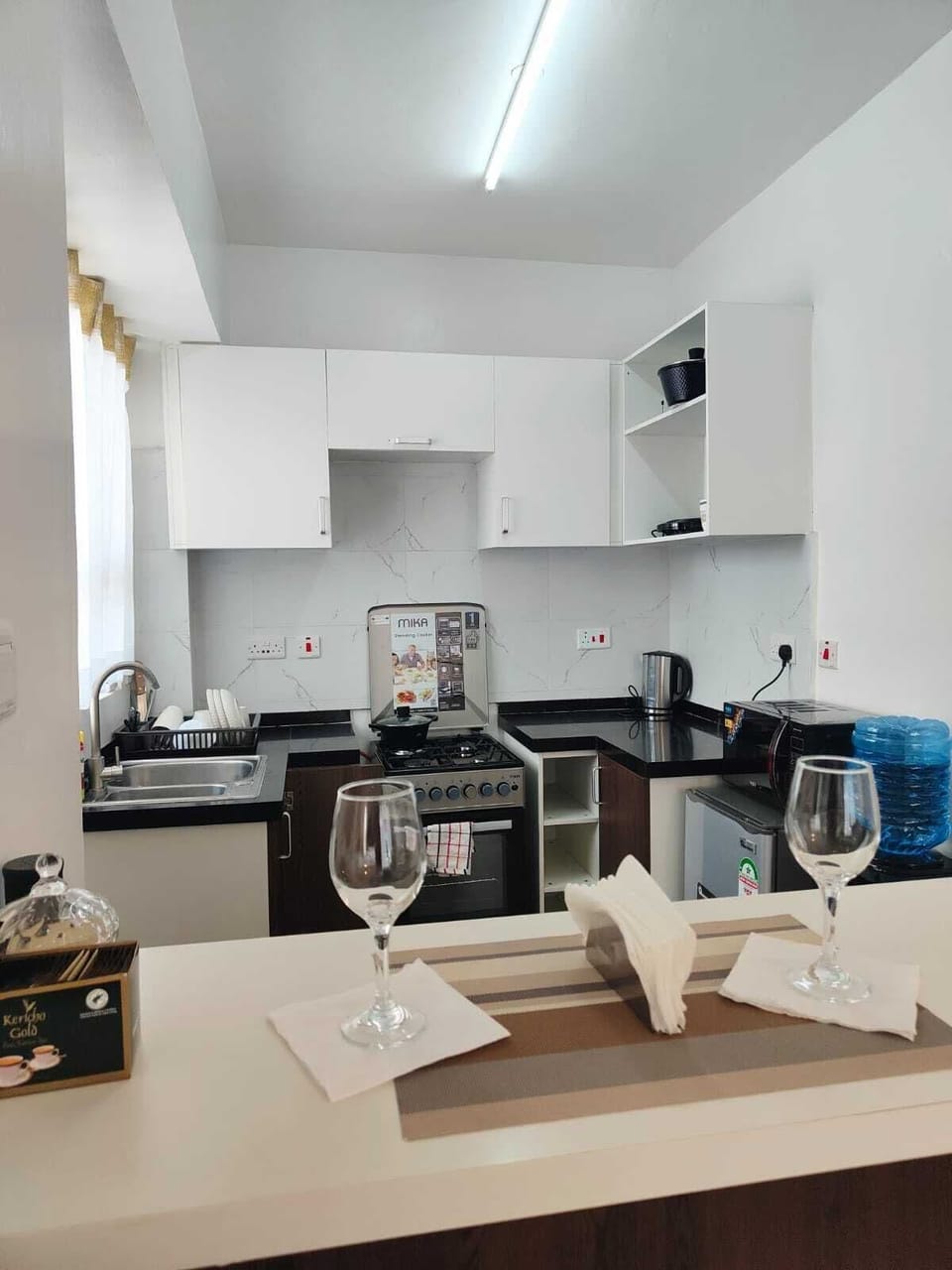 Classic Apartment, Balcony | Private kitchen | Coffee/tea maker, microwave, oven, stovetop