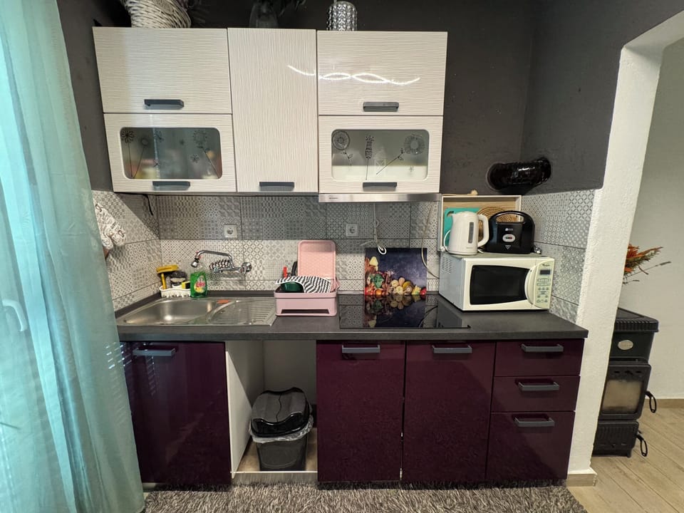 Apartment (A1) | Private kitchen | Espresso maker, fridge, microwave, oven