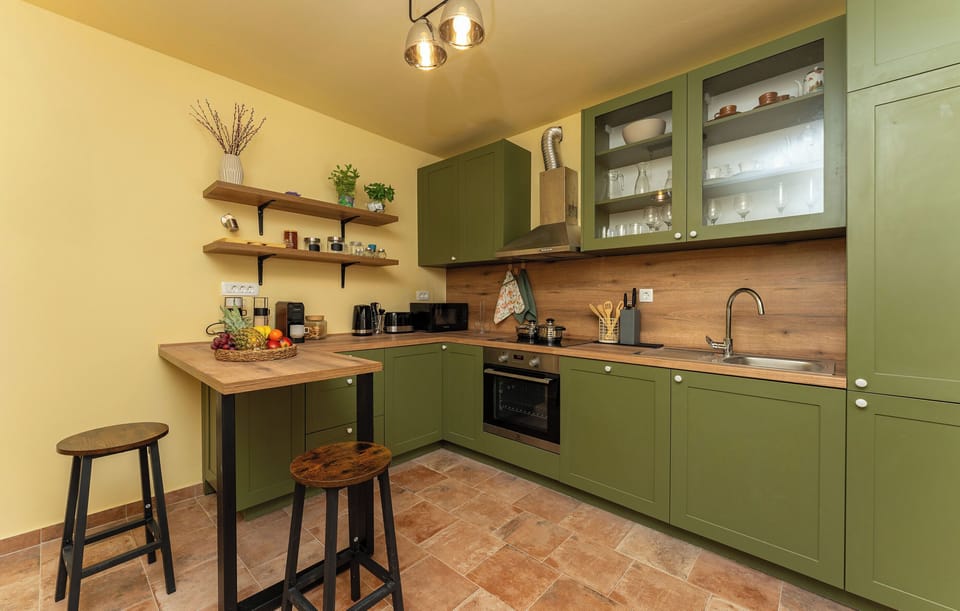 Villa | Private kitchen | Espresso maker, microwave, dishwasher, electric kettle