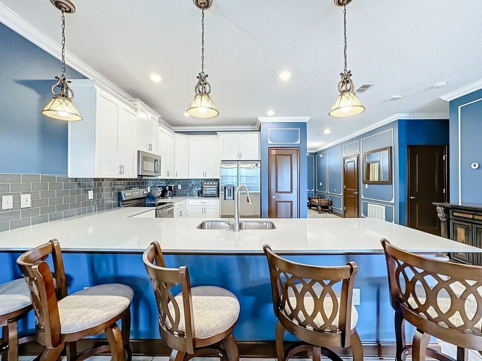 Open-Concept Luxury Kitchen & Living Area
