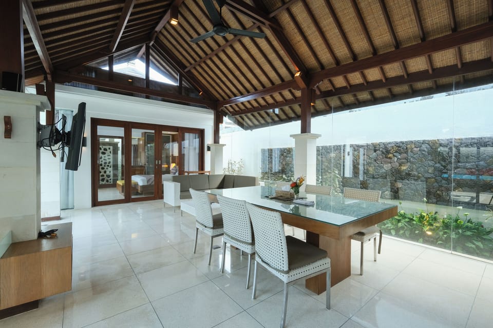 Villa, 2 Bedrooms, Private Pool | Living area | Flat-screen TV