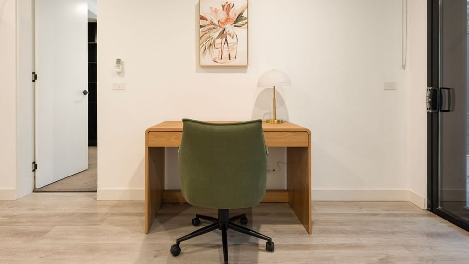 Dedicated study, perfect for working remotely.