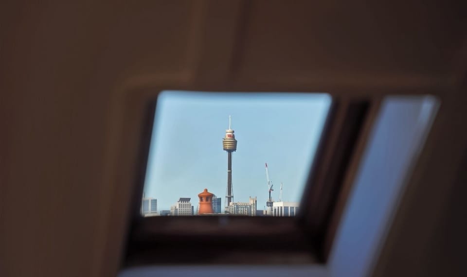 Sydney Tower view from the window