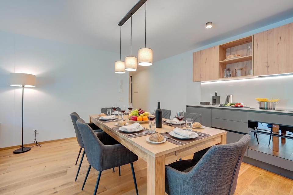 Kitchen and dining area