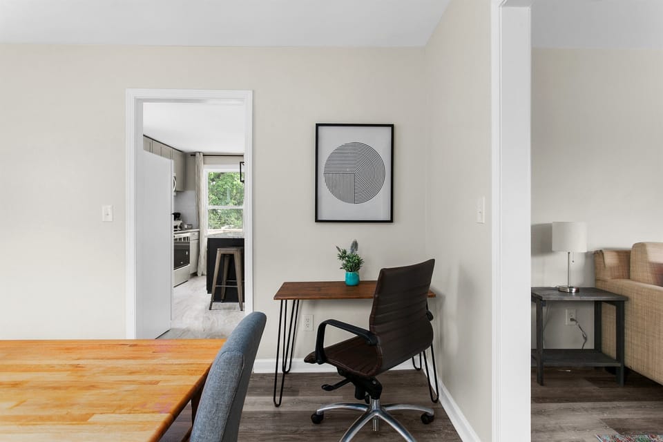 Stay productive with a dedicated workspace—perfect for catching up on emails, remote work, or planning your next day with ease.
