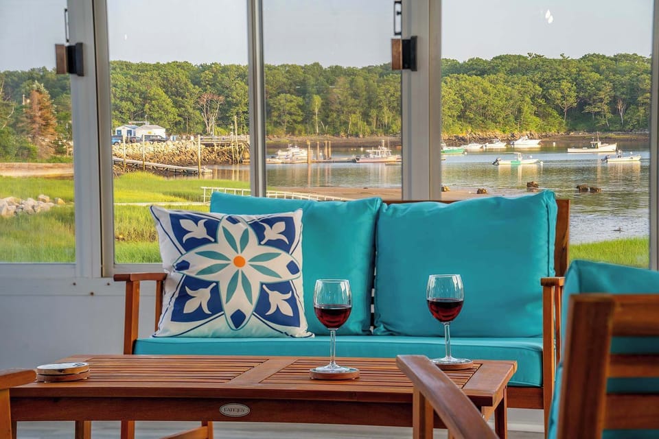 Relax with a harbor view