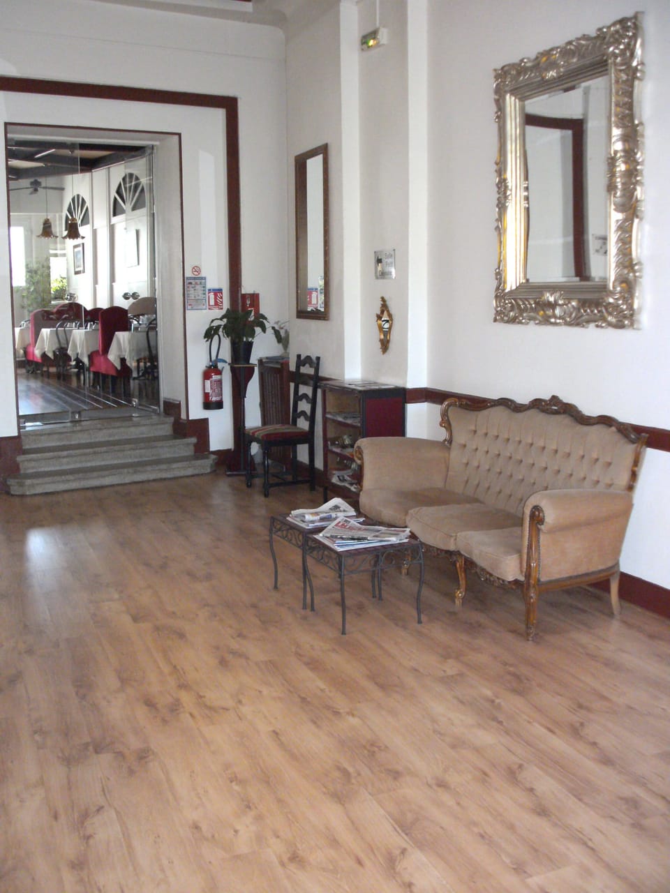 Lobby sitting area