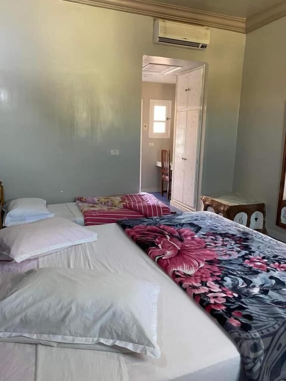 Desk, blackout drapes, WiFi (free)