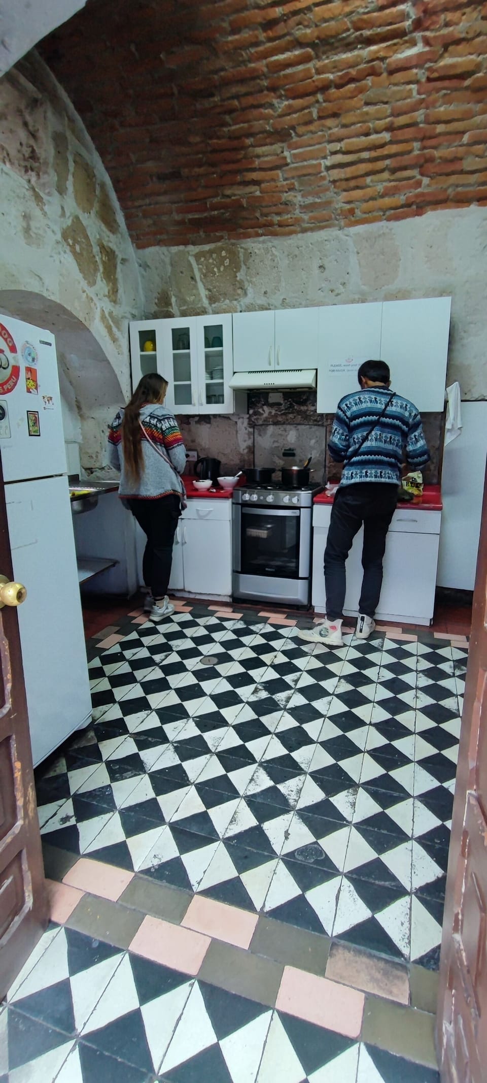 Shared fridge, microwave, oven, toaster oven