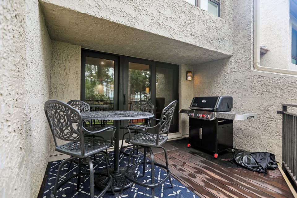 Deck off Living Area with Grill