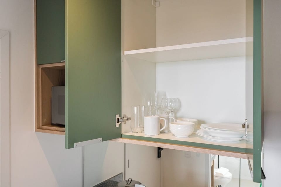 Deluxe Apartment, 1 Double Bed, Balcony, City View | Interior