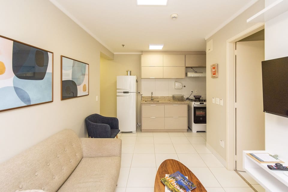 Basic Apartment | Living area | 40-inch TV with digital channels